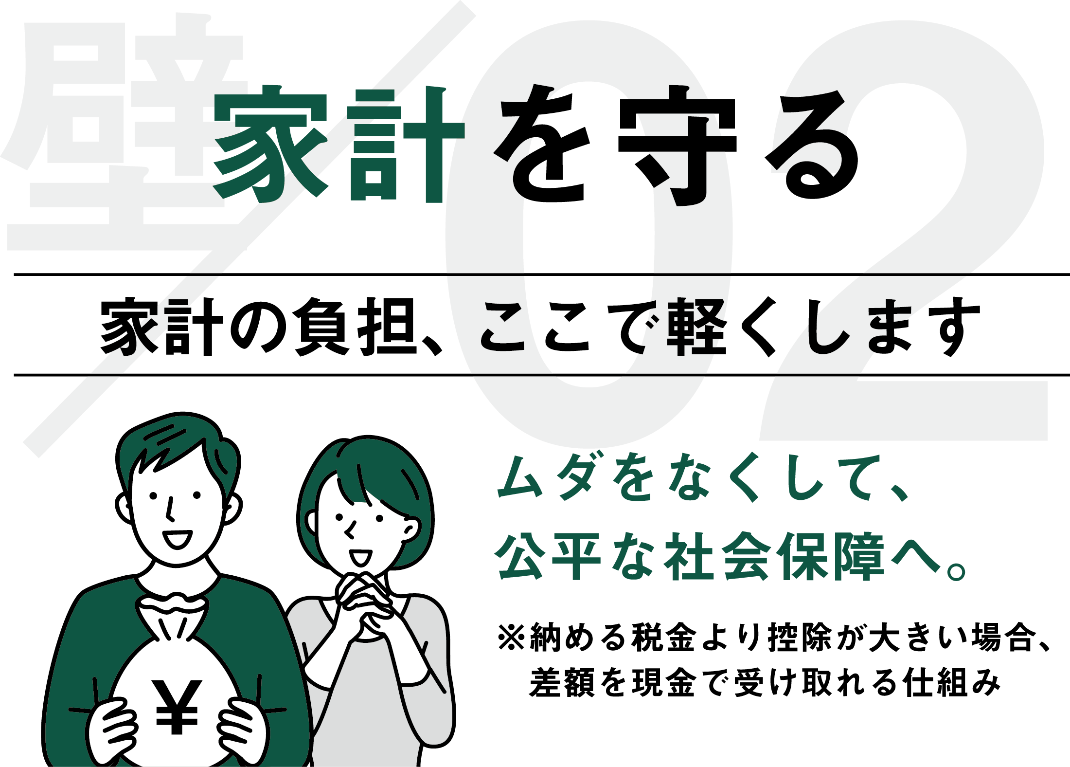 家計を守る